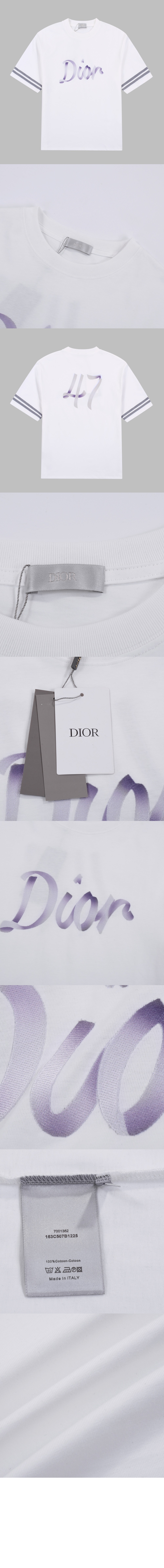 미러급레플리카사이트 | 명품레플리카 전문 쇼핑몰  | 퍼스트원 - 로고 프린트 반팔 > 디올