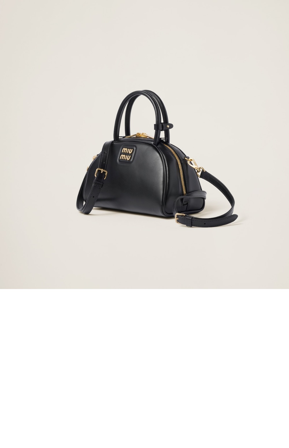 미러급레플리카사이트 | 명품레플리카 전문 쇼핑몰  | 퍼스트원 - 가죽 탑 핸들백 5BB157 > 미우미우