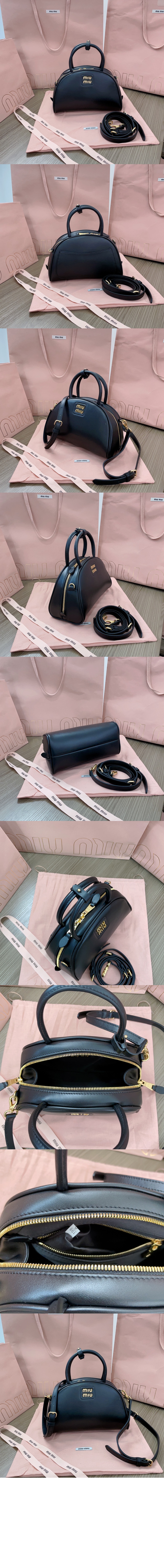 미러급레플리카사이트 | 명품레플리카 전문 쇼핑몰  | 퍼스트원 - 가죽 탑 핸들백 5BB157 > 미우미우