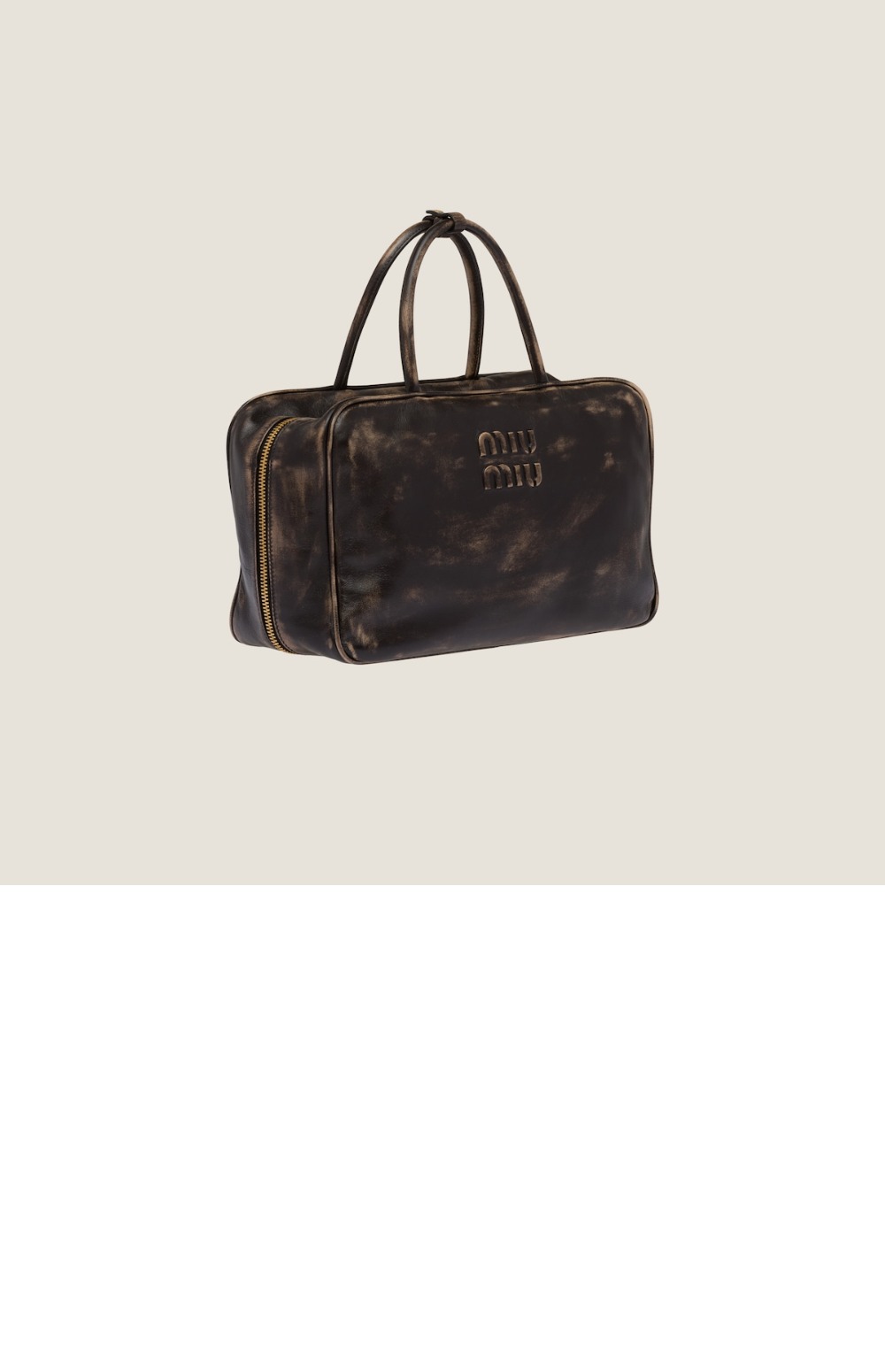 미러급레플리카사이트 | 명품레플리카 전문 쇼핑몰  | 퍼스트원 - 레더 탑핸들백 5BB117 > 미우미우