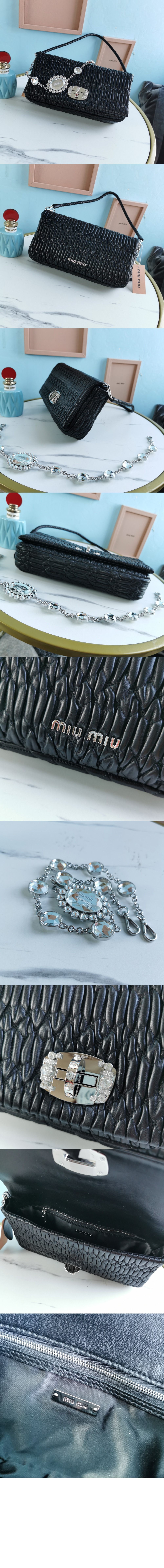 미러급레플리카사이트 | 명품레플리카 전문 쇼핑몰  | 퍼스트원 - 아이코닉 크리스털 가죽백 5BD233 > 미우미우