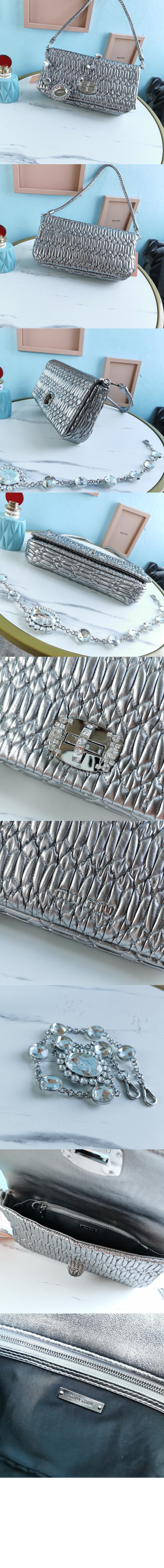 미러급레플리카사이트 | 명품레플리카 전문 쇼핑몰  | 퍼스트원 - 아이코닉 크리스털 가죽백 5BD233 > 미우미우