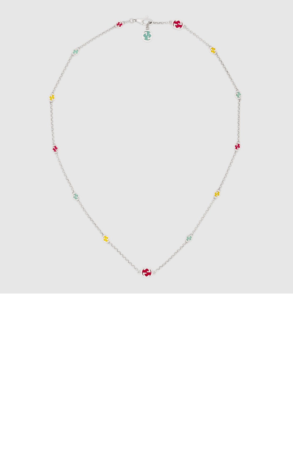 미러급레플리카사이트 | 명품레플리카 전문 쇼핑몰  | 퍼스트원 - 멀티컬러 에나멜 인터로킹 G 목걸이  ‎728953 > 구찌