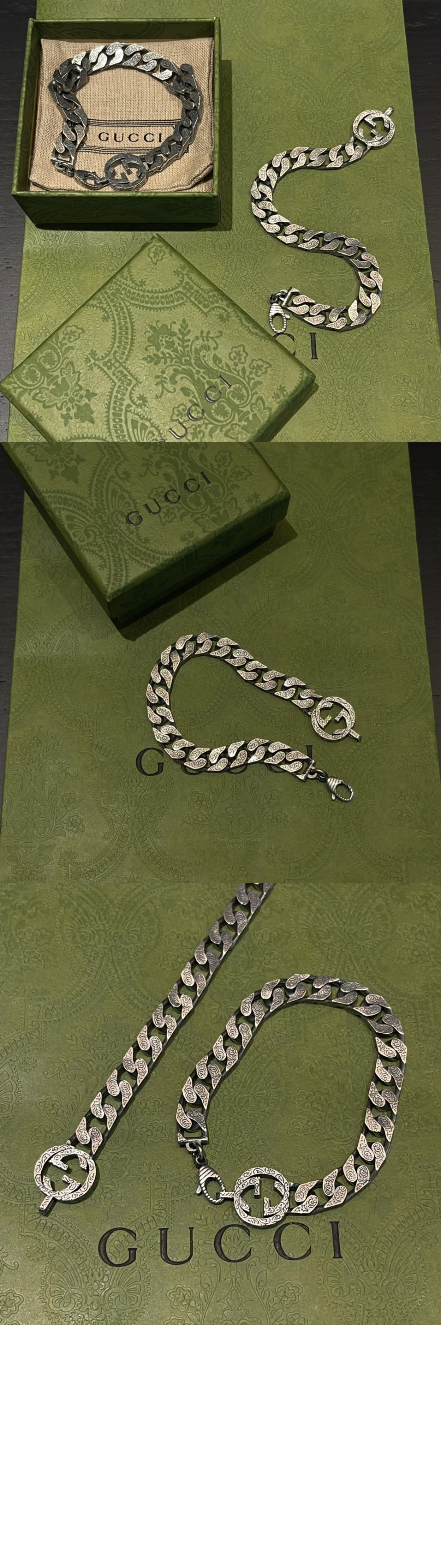 미러급레플리카사이트 | 명품레플리카 전문 쇼핑몰  | 퍼스트원 - 인터로킹 G 실버 체인 팔찌 ‎454285 > 구찌