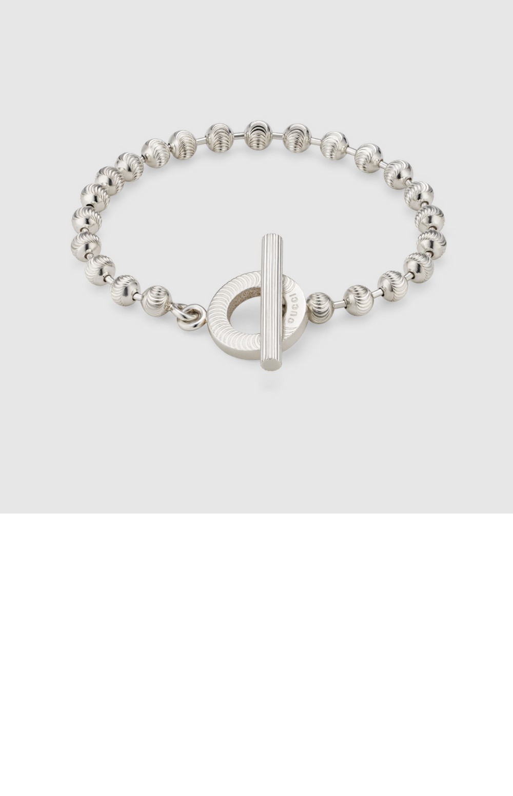 미러급레플리카사이트 | 명품레플리카 전문 쇼핑몰  | 퍼스트원 - 실버 볼 체인 팔찌 602707 > 구찌