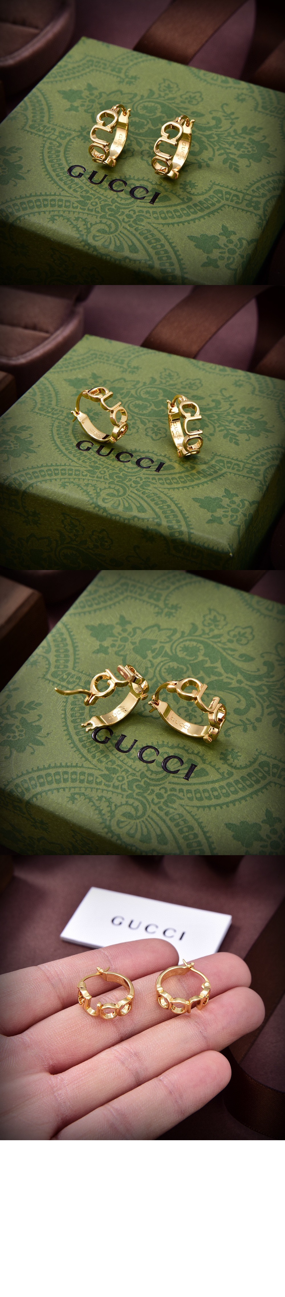 미러급레플리카사이트 | 명품레플리카 전문 쇼핑몰  | 퍼스트원 - GUCCI 레터 후프 귀걸이 ‎774627 > 구찌