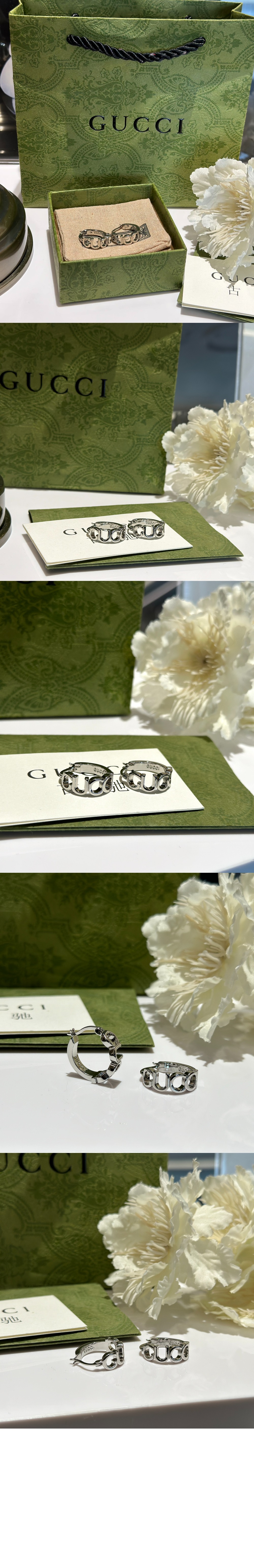 미러급레플리카사이트 | 명품레플리카 전문 쇼핑몰  | 퍼스트원 - GUCCI 레터 후프 귀걸이 ‎774627 > 구찌