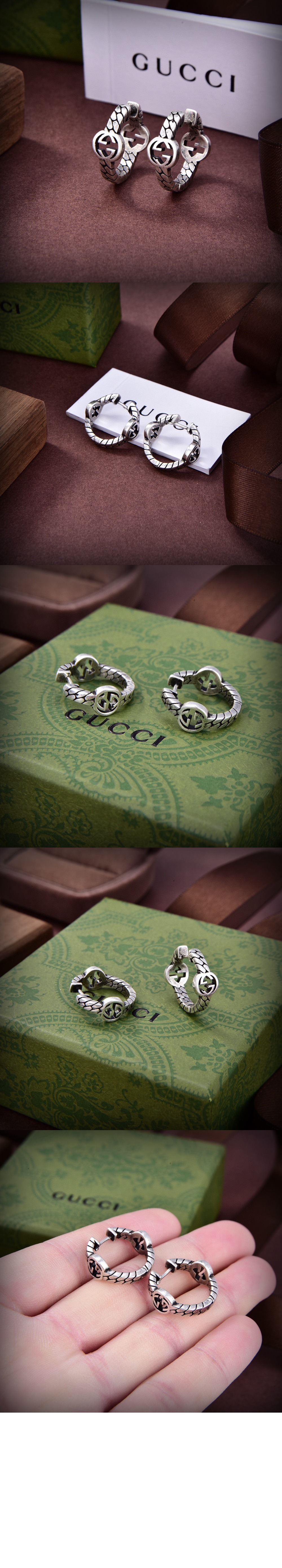 미러급레플리카사이트 | 명품레플리카 전문 쇼핑몰  | 퍼스트원 - 인터로킹 G 후프 귀걸이 675122 > 구찌