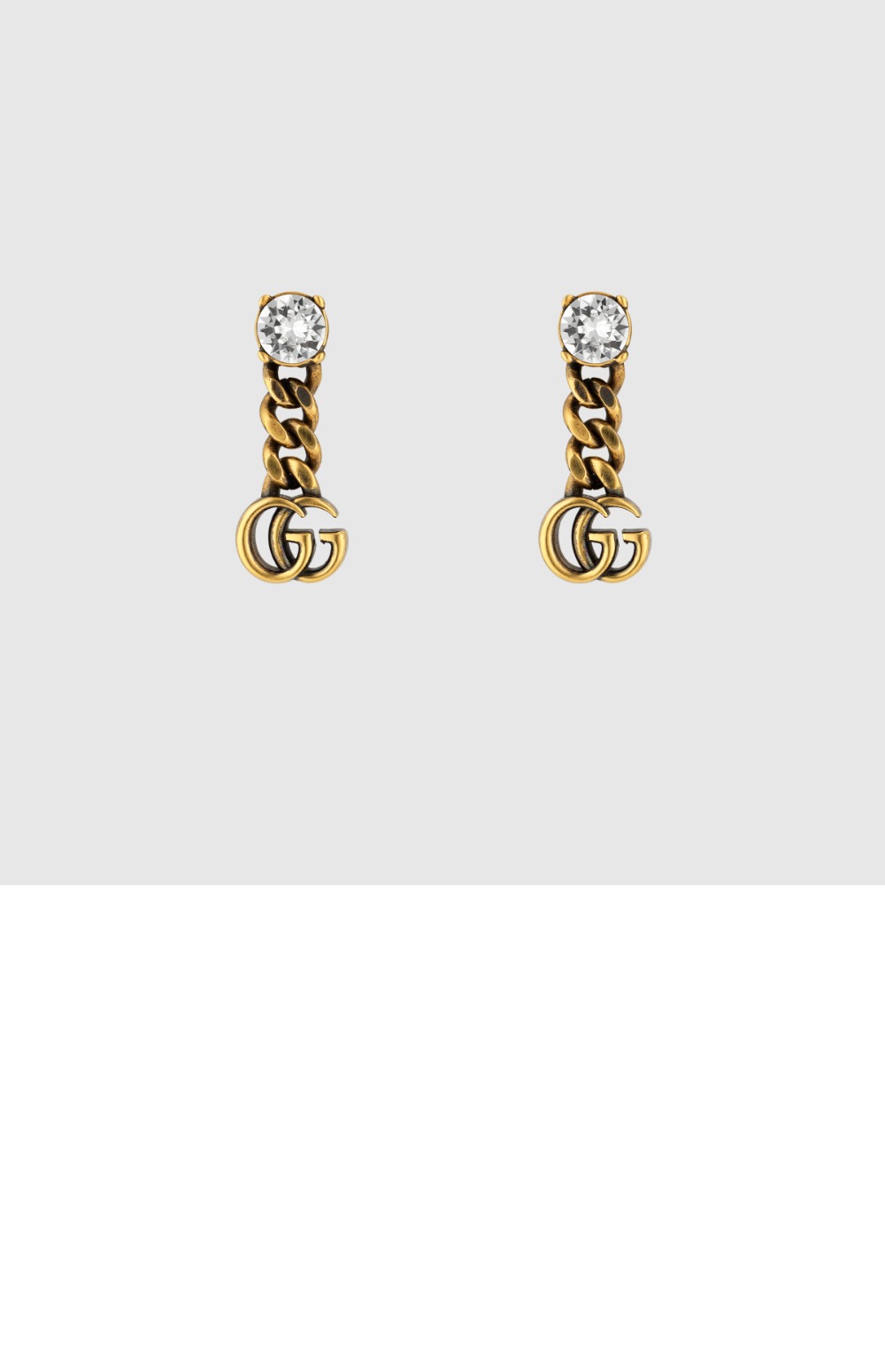 미러급레플리카사이트 | 명품레플리카 전문 쇼핑몰  | 퍼스트원 - 크리스털 더블 G 귀걸이 645683 > 구찌