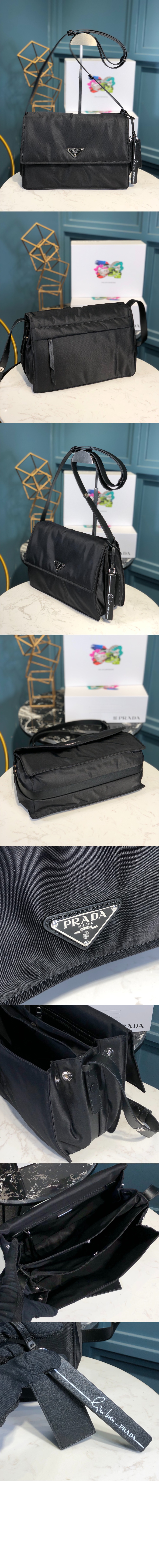 미러급레플리카사이트 | 명품레플리카 전문 쇼핑몰  | 퍼스트원 - 로고 장식 숄더 백 1BD255 > 프라다