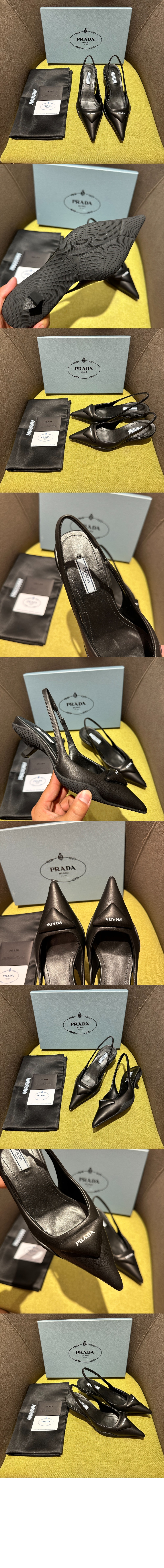 미러급레플리카사이트 | 명품레플리카 전문 쇼핑몰  | 퍼스트원 - 브러쉬드 레더 슬링 백 펌프스 1I565M > 프라다