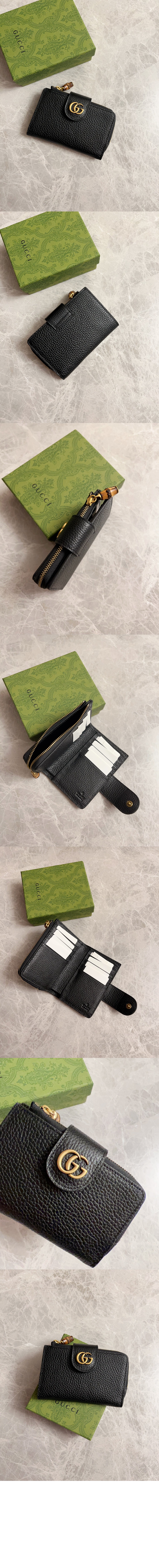 미러급레플리카사이트 | 명품레플리카 전문 쇼핑몰  | 퍼스트원 - 뱀부 미디엄 더블 G 지갑 739498 > 구찌