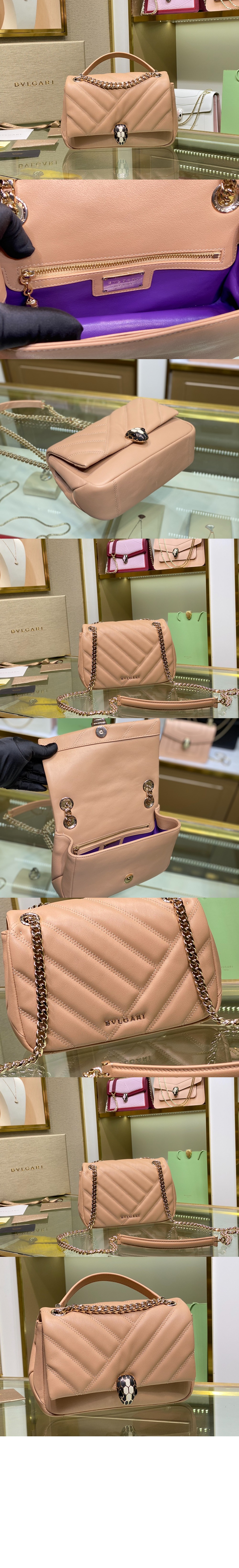 미러급레플리카사이트 | 명품레플리카 전문 쇼핑몰  | 퍼스트원 - 세르펜티 카보숑 미니 크로스 백 288718 > 불가리