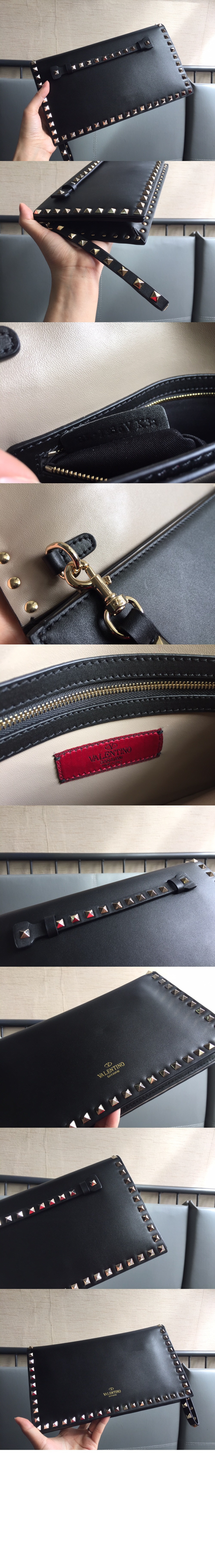 미러급레플리카사이트 | 명품레플리카 전문 쇼핑몰  | 퍼스트원 - 가라바니  락스터드 플랩 스트랩 클러치 > 발렌티노