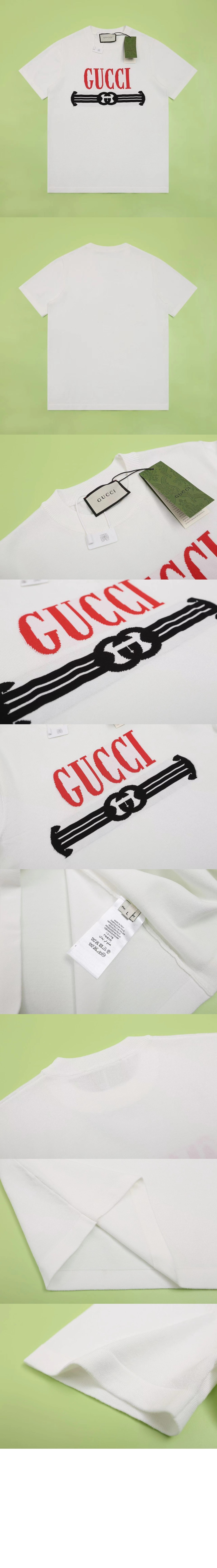 미러급레플리카사이트 | 명품레플리카 전문 쇼핑몰  | 퍼스트원 - 로고 프린트 반팔 > 구찌