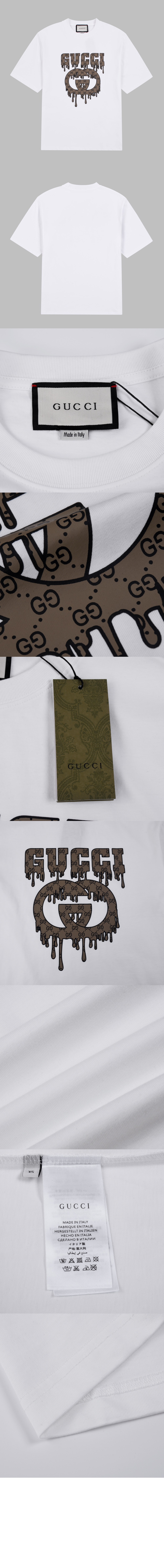 미러급레플리카사이트 | 명품레플리카 전문 쇼핑몰  | 퍼스트원 - 로고 프린트 반팔 > 구찌