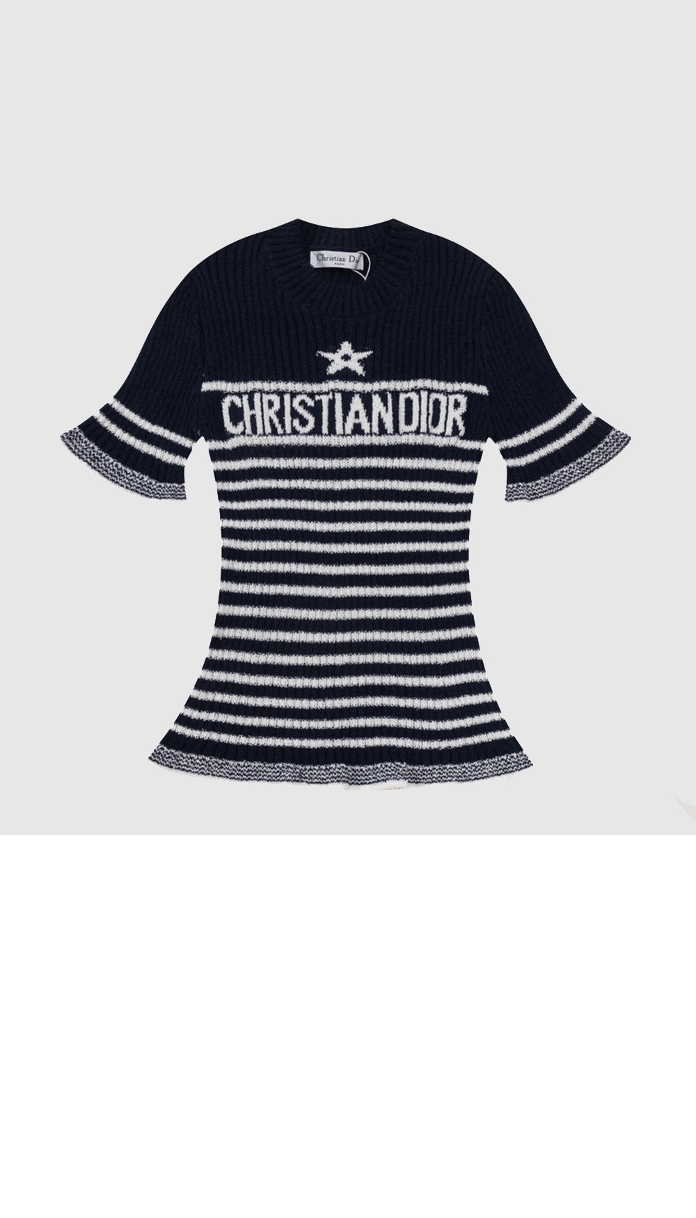 미러급레플리카사이트 | 명품레플리카 전문 쇼핑몰  | 퍼스트원 - 니트 반팔 톱 > 디올