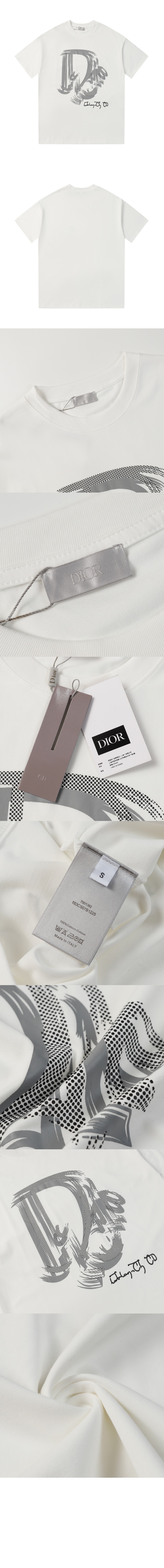 미러급레플리카사이트 | 명품레플리카 전문 쇼핑몰  | 퍼스트원 - 로고 프린트 반팔 > 디올