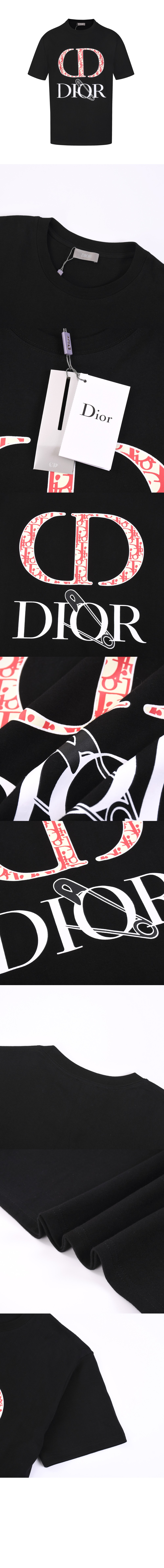 미러급레플리카사이트 | 명품레플리카 전문 쇼핑몰  | 퍼스트원 - 로고 프린트 반팔 > 디올