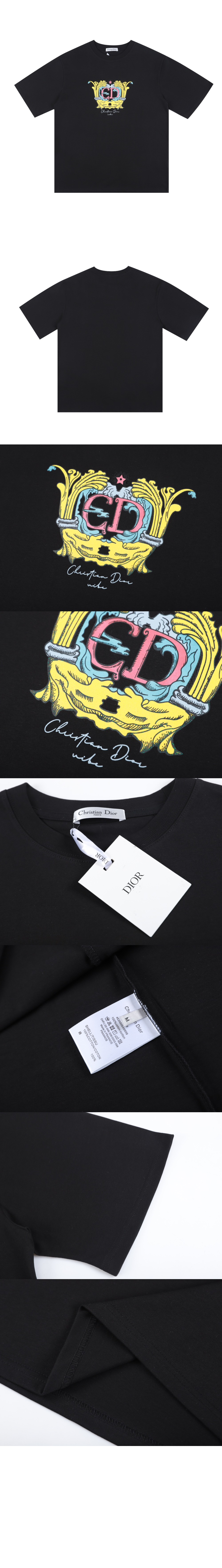 미러급레플리카사이트 | 명품레플리카 전문 쇼핑몰  | 퍼스트원 - 로고 프린트 반팔 > 디올