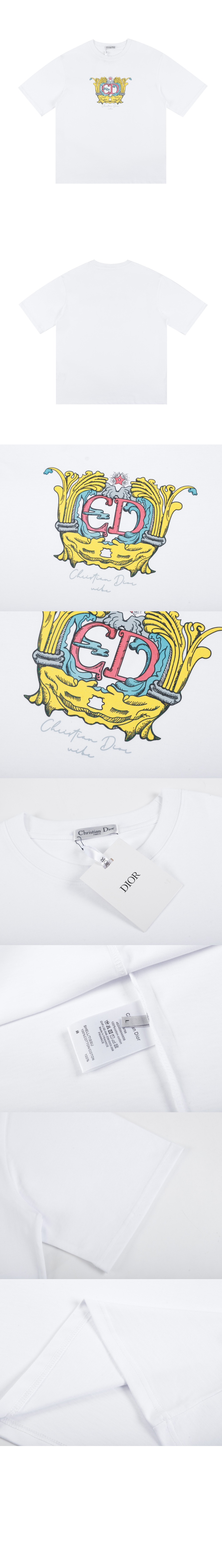 미러급레플리카사이트 | 명품레플리카 전문 쇼핑몰  | 퍼스트원 - 로고 프린트 반팔 > 디올