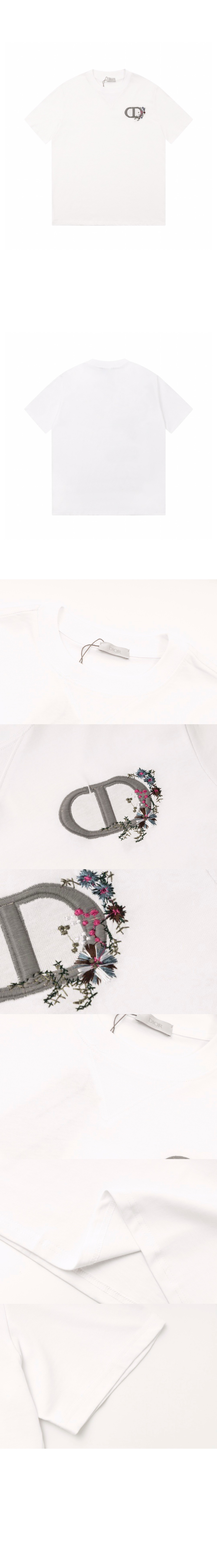 미러급레플리카사이트 | 명품레플리카 전문 쇼핑몰  | 퍼스트원 - 로고 프린트 반팔 > 디올