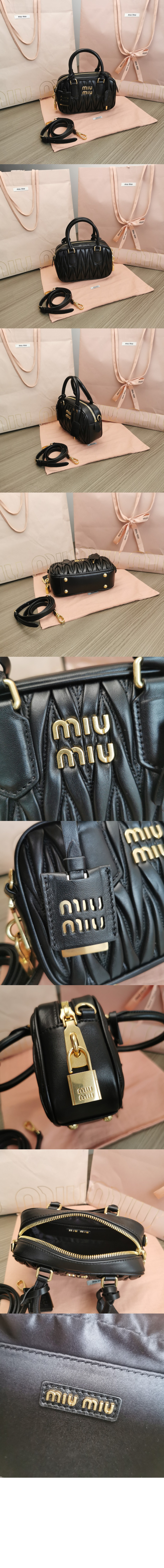 미러급레플리카사이트 | 명품레플리카 전문 쇼핑몰  | 퍼스트원 - 아르카디 마테라쎄 나파 가죽 가방 5BB123 > 미우미우