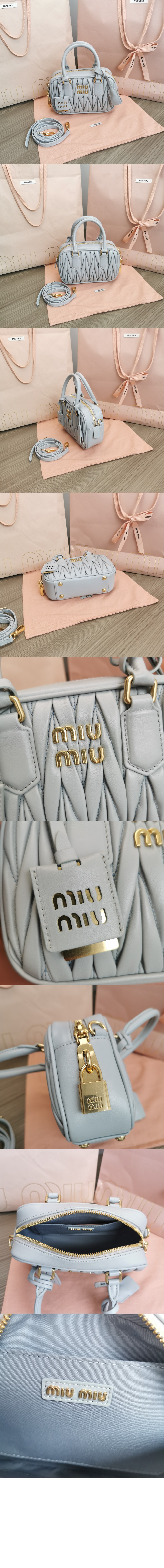 미러급레플리카사이트 | 명품레플리카 전문 쇼핑몰  | 퍼스트원 - 아르카디 마테라쎄 나파 가죽 가방 5BB123 > 미우미우