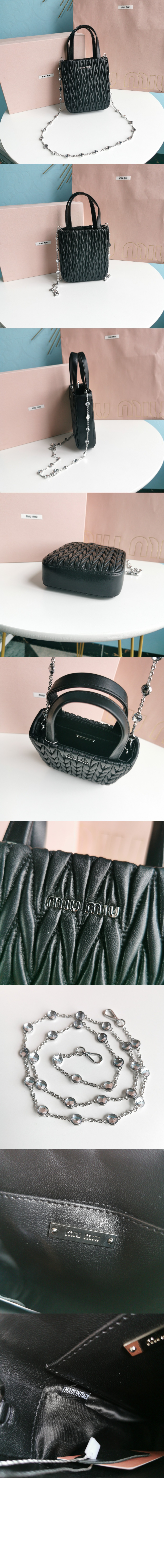 미러급레플리카사이트 | 명품레플리카 전문 쇼핑몰  | 퍼스트원 - 마테라쎄 토트백 5BA220 > 미우미우