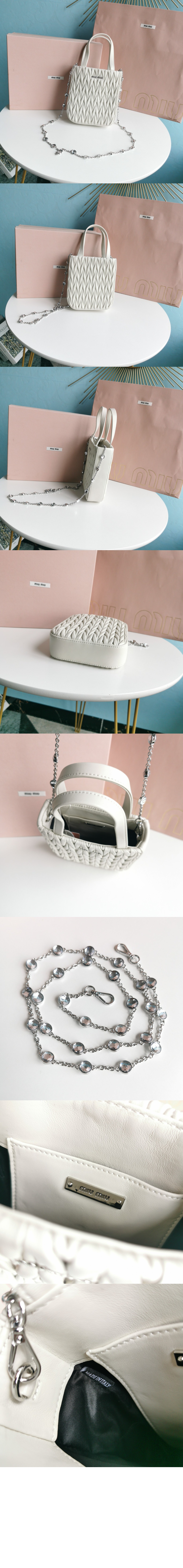 미러급레플리카사이트 | 명품레플리카 전문 쇼핑몰  | 퍼스트원 - 마테라쎄 토트백 5BA220 > 미우미우