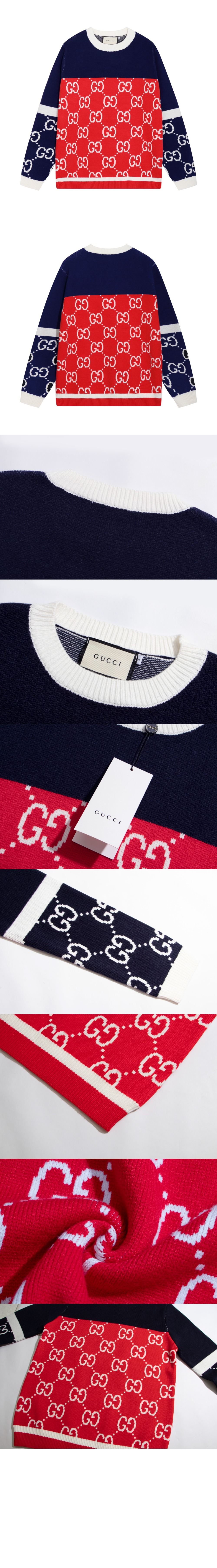 미러급레플리카사이트 | 명품레플리카 전문 쇼핑몰  | 퍼스트원 - 니트 프린트 톱 > 구찌