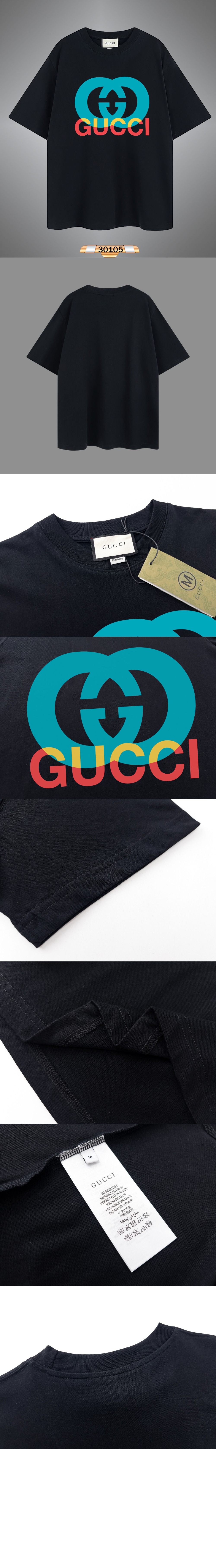 미러급레플리카사이트 | 명품레플리카 전문 쇼핑몰  | 퍼스트원 - 로고 프린트 반팔 > 구찌