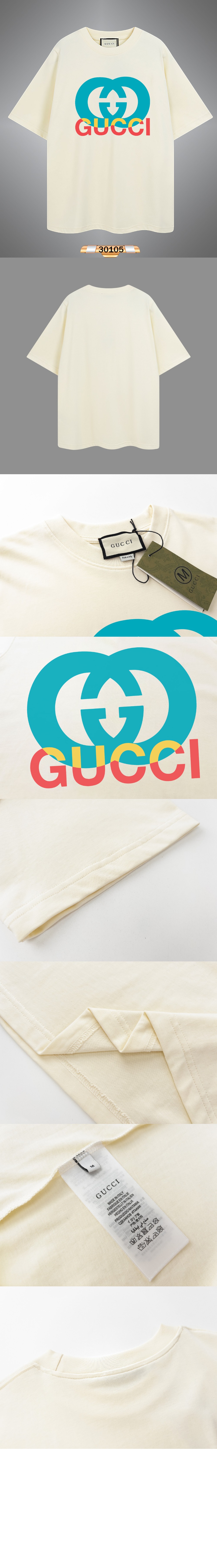 미러급레플리카사이트 | 명품레플리카 전문 쇼핑몰  | 퍼스트원 - 로고 프린트 반팔 > 구찌