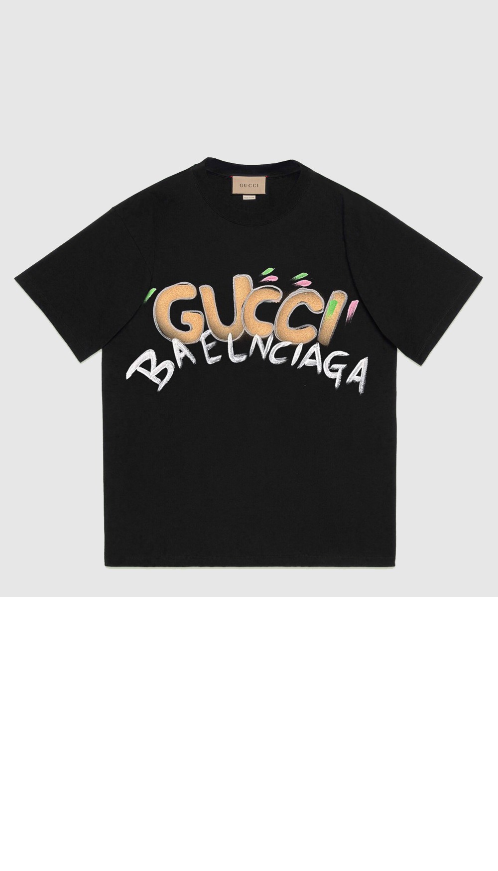 미러급레플리카사이트 | 명품레플리카 전문 쇼핑몰  | 퍼스트원 - 로고 프린트 반팔 > 구찌