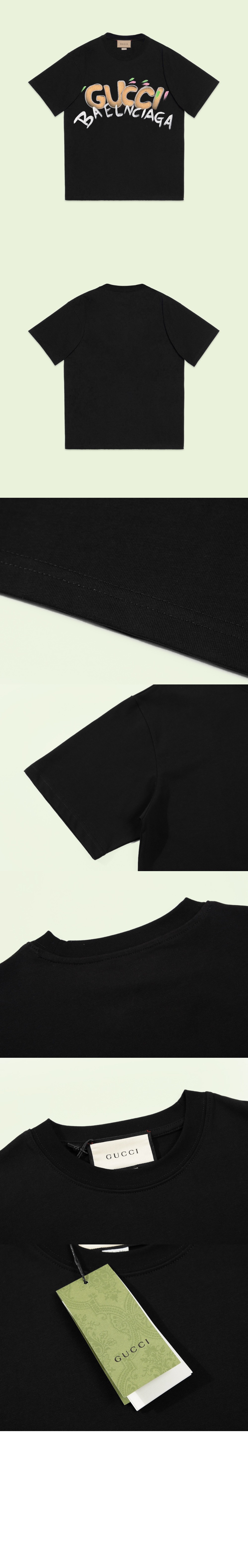 미러급레플리카사이트 | 명품레플리카 전문 쇼핑몰  | 퍼스트원 - 로고 프린트 반팔 > 구찌