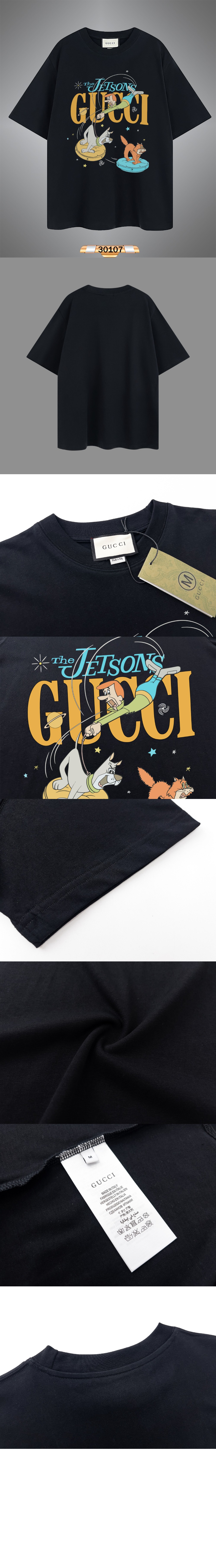 미러급레플리카사이트 | 명품레플리카 전문 쇼핑몰  | 퍼스트원 - 로고 프린트 반팔 > 구찌