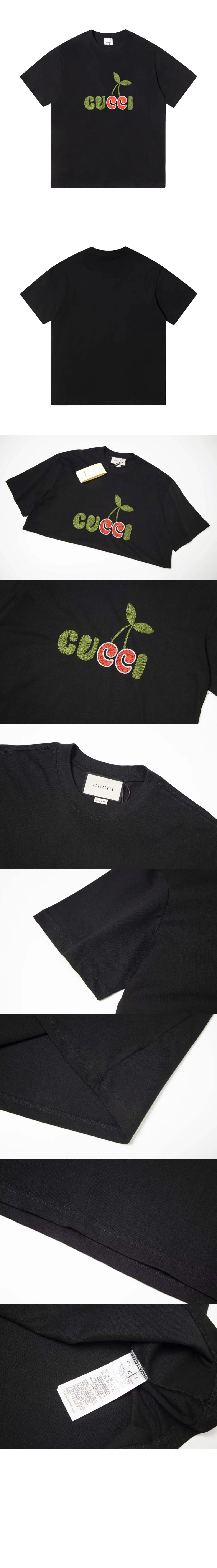 미러급레플리카사이트 | 명품레플리카 전문 쇼핑몰  | 퍼스트원 - 로고 프린트 반팔 > 구찌