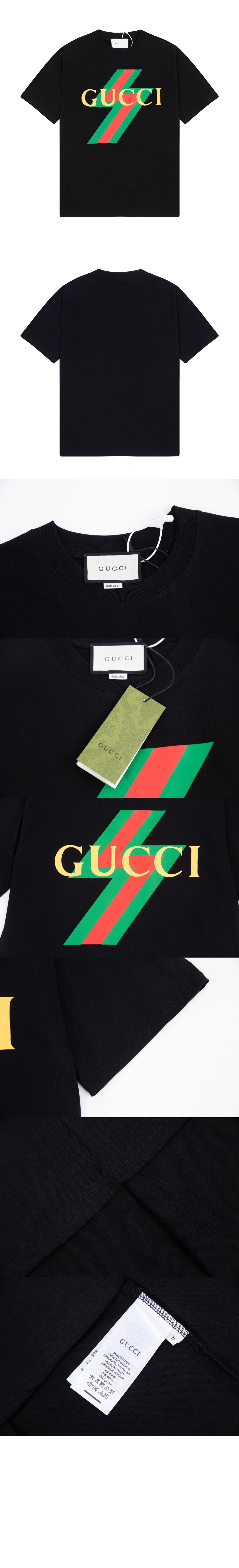 미러급레플리카사이트 | 명품레플리카 전문 쇼핑몰  | 퍼스트원 - 로고 프린트 반팔 > 구찌