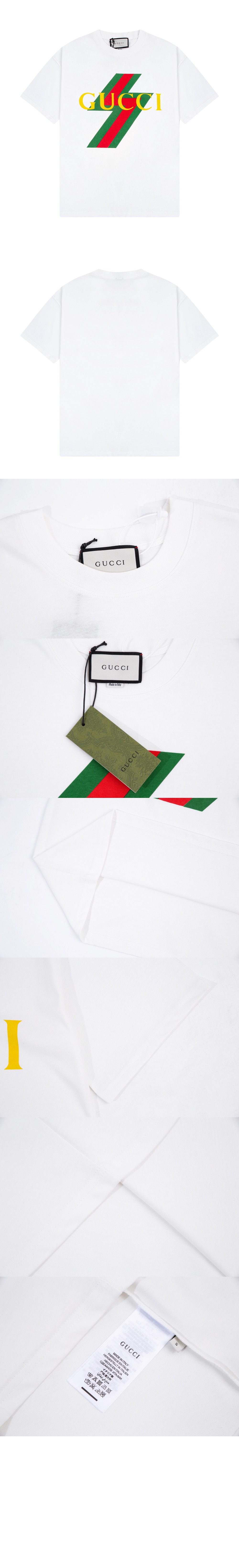 미러급레플리카사이트 | 명품레플리카 전문 쇼핑몰  | 퍼스트원 - 로고 프린트 반팔 > 구찌