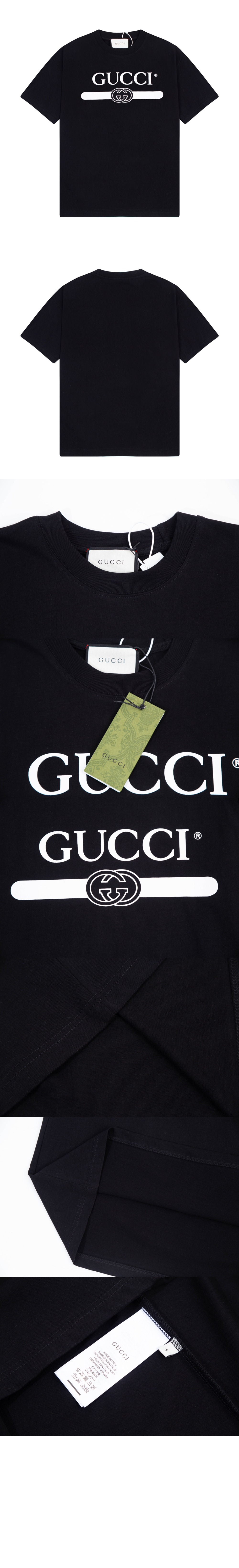 미러급레플리카사이트 | 명품레플리카 전문 쇼핑몰  | 퍼스트원 - 로고 프린트 반팔 > 구찌