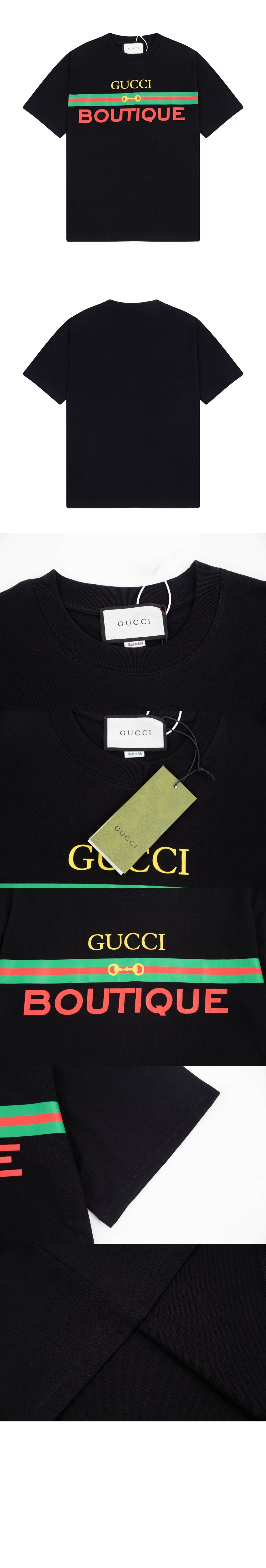 미러급레플리카사이트 | 명품레플리카 전문 쇼핑몰  | 퍼스트원 - 로고 프린트 반팔 > 구찌