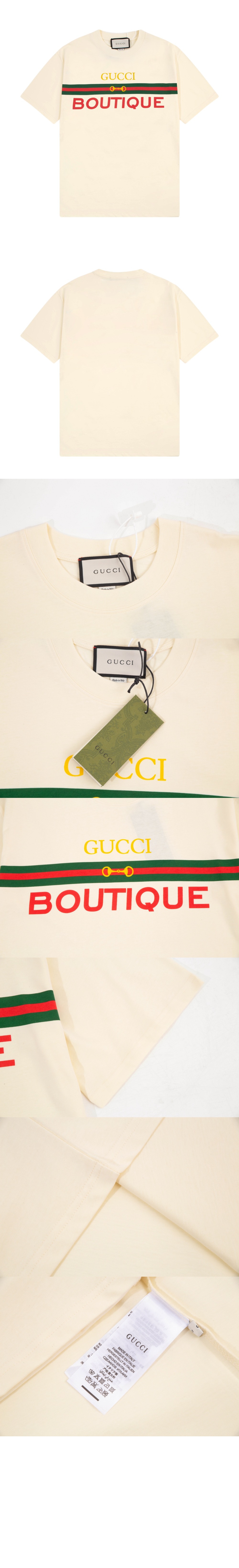 미러급레플리카사이트 | 명품레플리카 전문 쇼핑몰  | 퍼스트원 - 로고 프린트 반팔 > 구찌