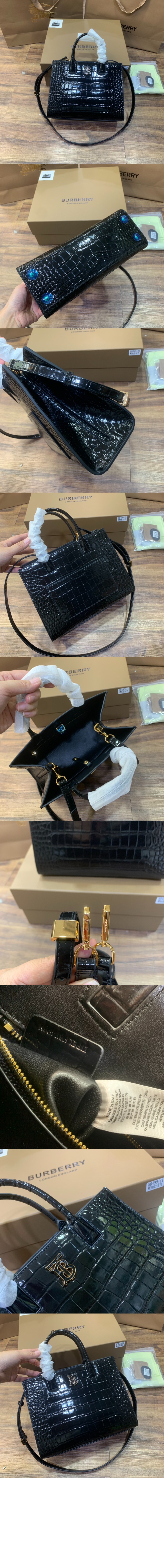 미러급레플리카사이트 | 명품레플리카 전문 쇼핑몰  | 퍼스트원 - 미니 프란시스 크로커다일 토트백 80725251 > 버버리