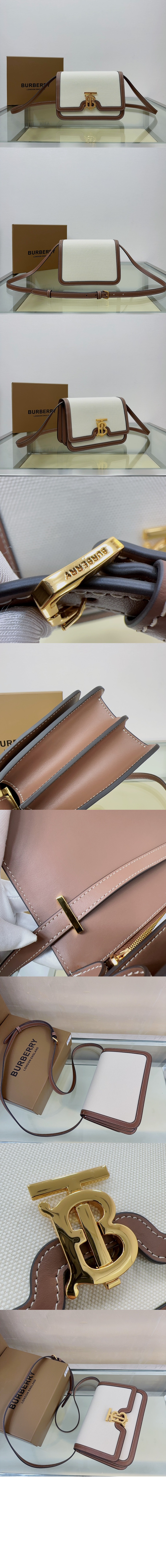 미러급레플리카사이트 | 명품레플리카 전문 쇼핑몰  | 퍼스트원 - 캔버스 래더 TB 숄더백 80393651 > 버버리