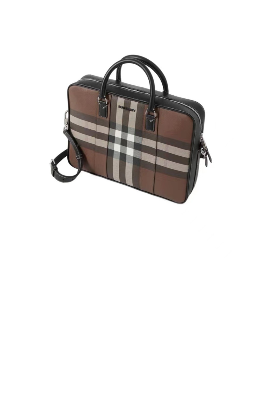 미러급레플리카사이트 | 명품레플리카 전문 쇼핑몰  | 퍼스트원 - 체크 레더 브리프케이스 80527721 > 버버리