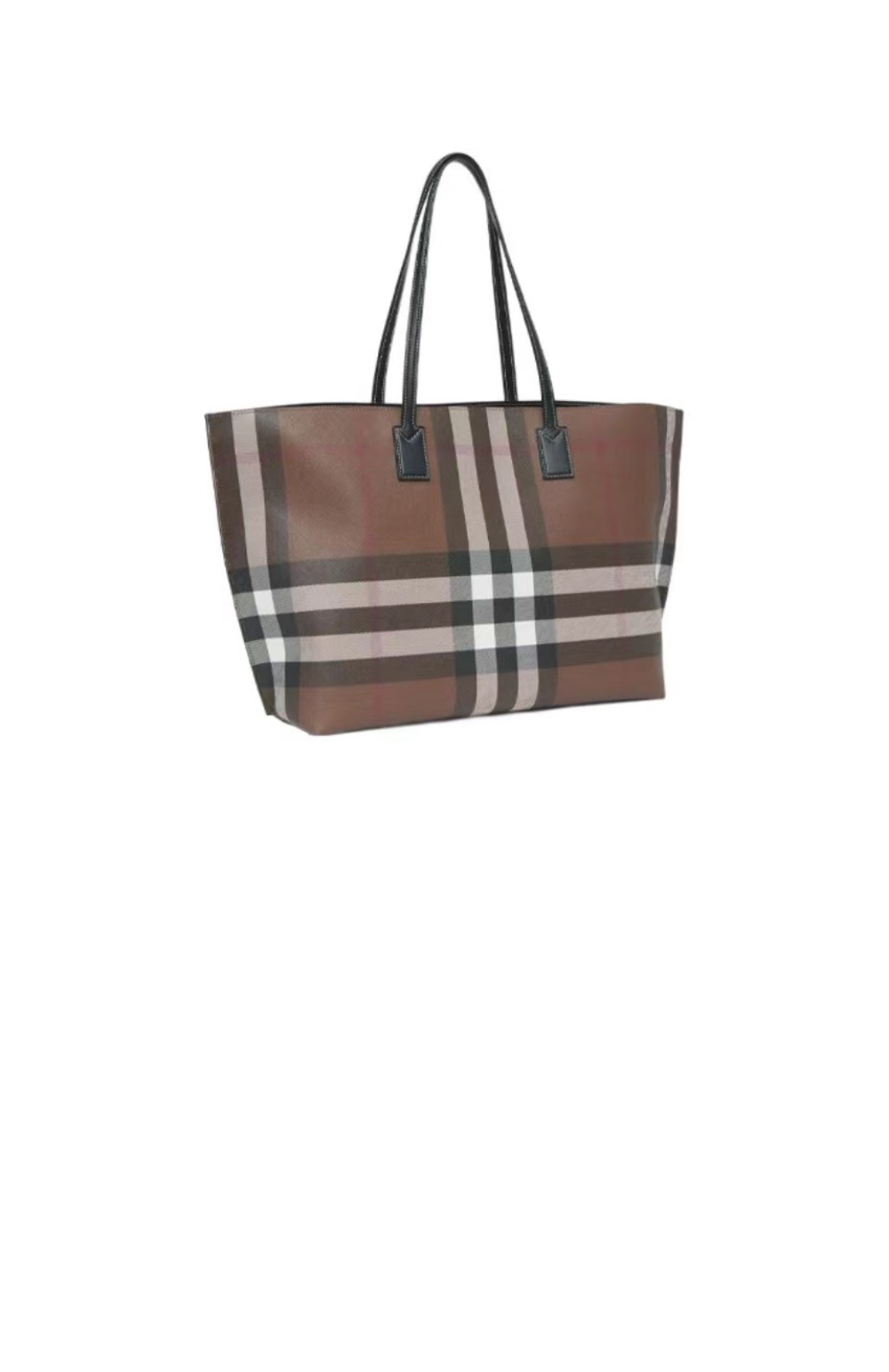 미러급레플리카사이트 | 명품레플리카 전문 쇼핑몰  | 퍼스트원 - 체크 레더 미디움 토트백 80525041 > 버버리