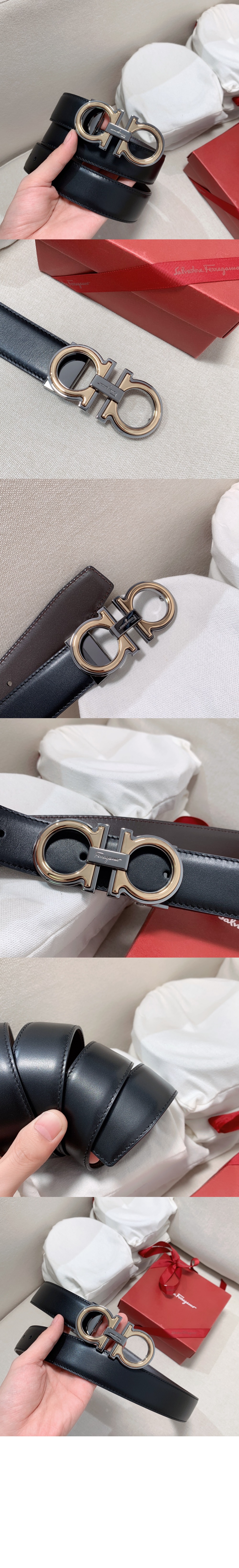 미러급레플리카사이트 | 명품레플리카 전문 쇼핑몰  | 퍼스트원 - 길이 조절이 가능한 리버서블 간치니 벨트  67A254 > 페레가모
