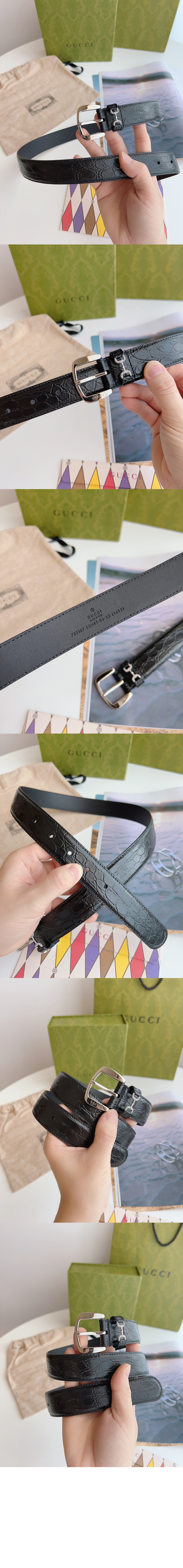 미러급레플리카사이트 | 명품레플리카 전문 쇼핑몰  | 퍼스트원 - 시그니처 벨트 725307 > 구찌