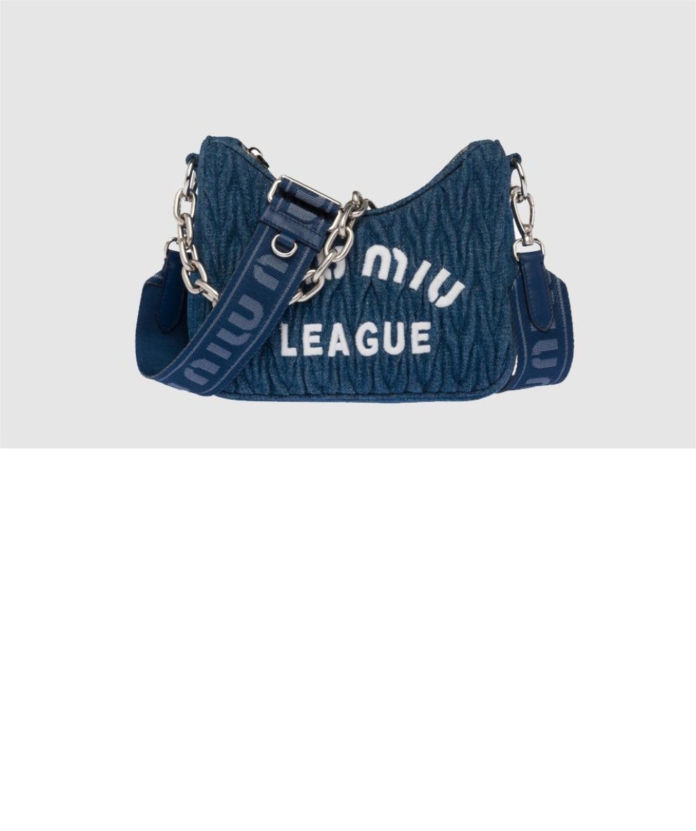 미러급레플리카사이트 | 명품레플리카 전문 쇼핑몰  | 퍼스트원 - 마테라쎄 데님 숄더백 5BH211 > 미우미우