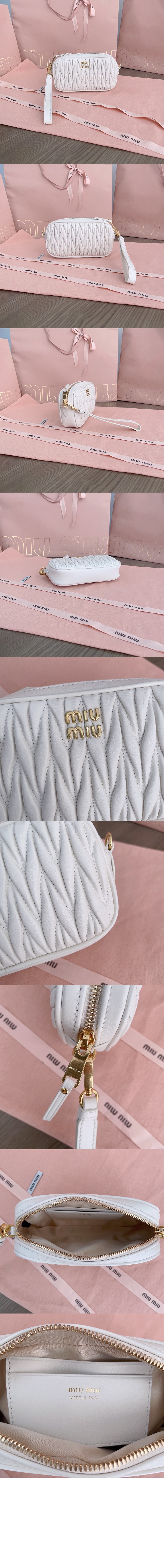 미러급레플리카사이트 | 명품레플리카 전문 쇼핑몰  | 퍼스트원 - 마테라쎄 나파 가죽 파우치 5NE846 > 미우미우